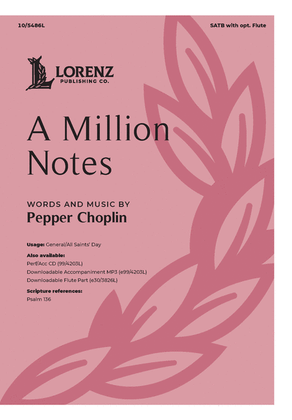 Book cover for A Million Notes