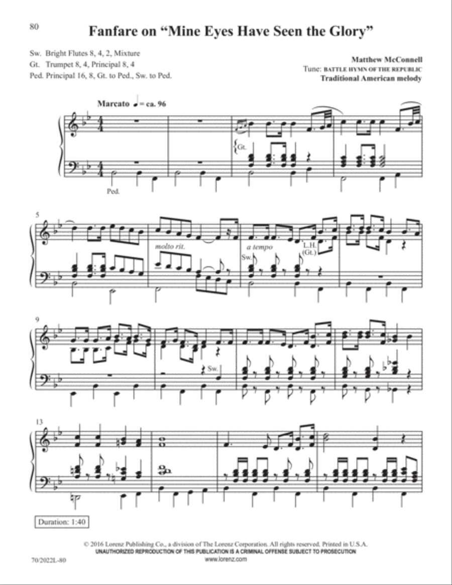 Easy Organ Library, Vol. 61 Organ Solo scores gallery preview page 29