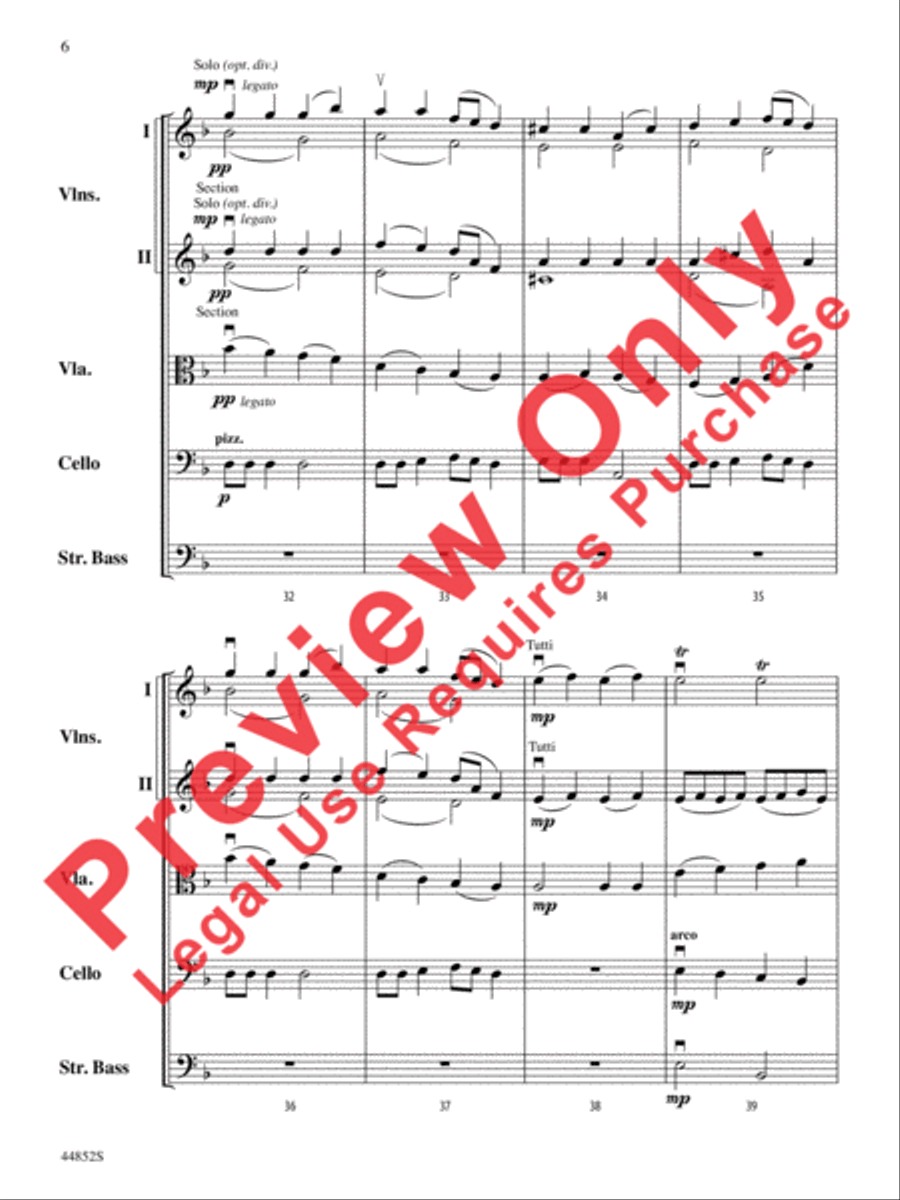 Dreidl Variants String Orchestra scores gallery preview page 19