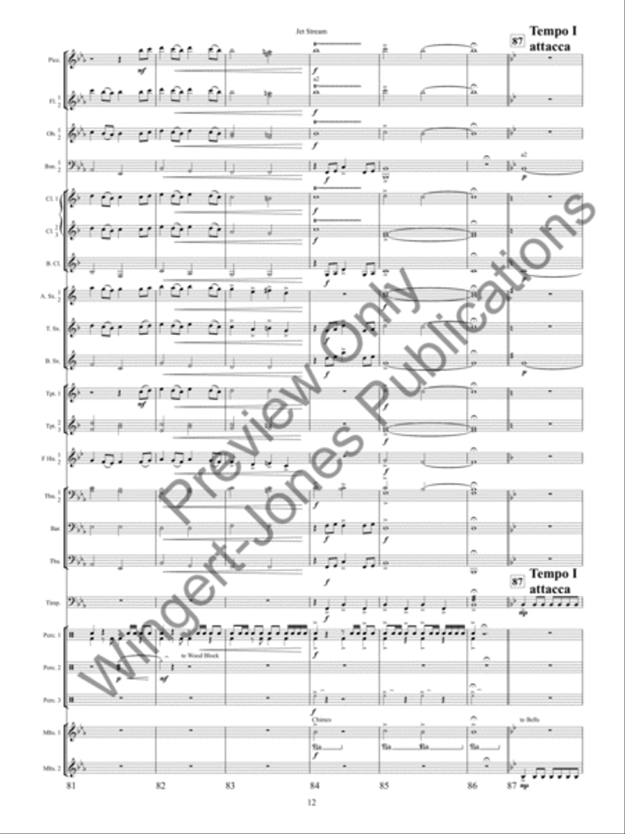 Jet Stream Concert Band scores gallery preview page 15