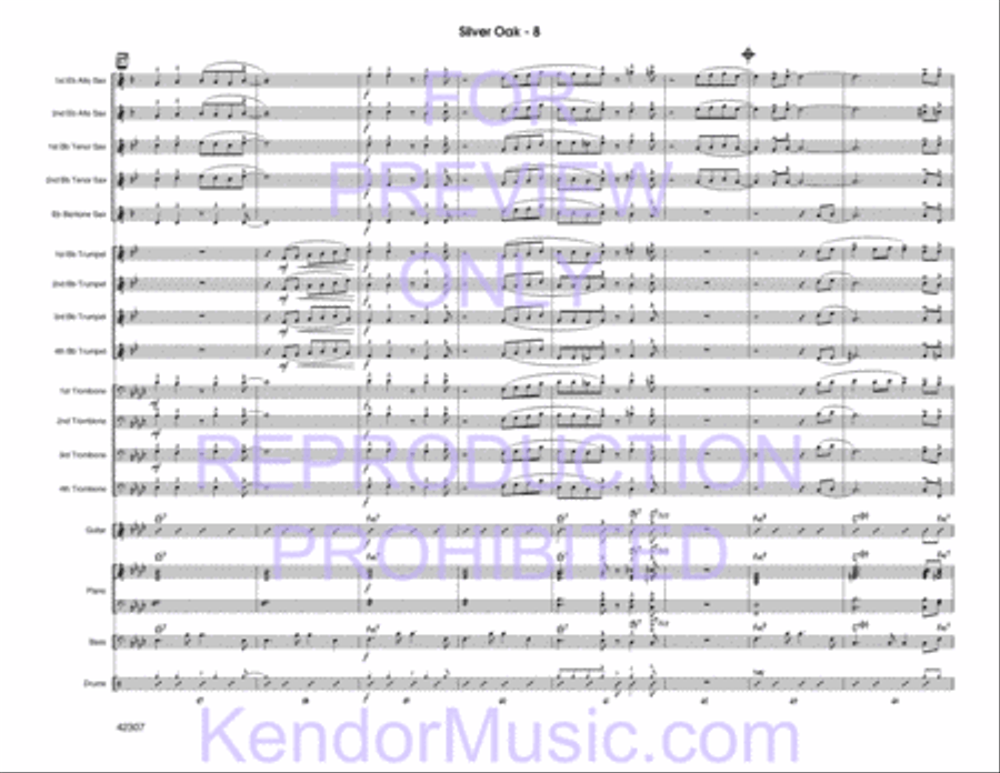 Silver Oak Jazz Ensemble scores gallery preview page 10