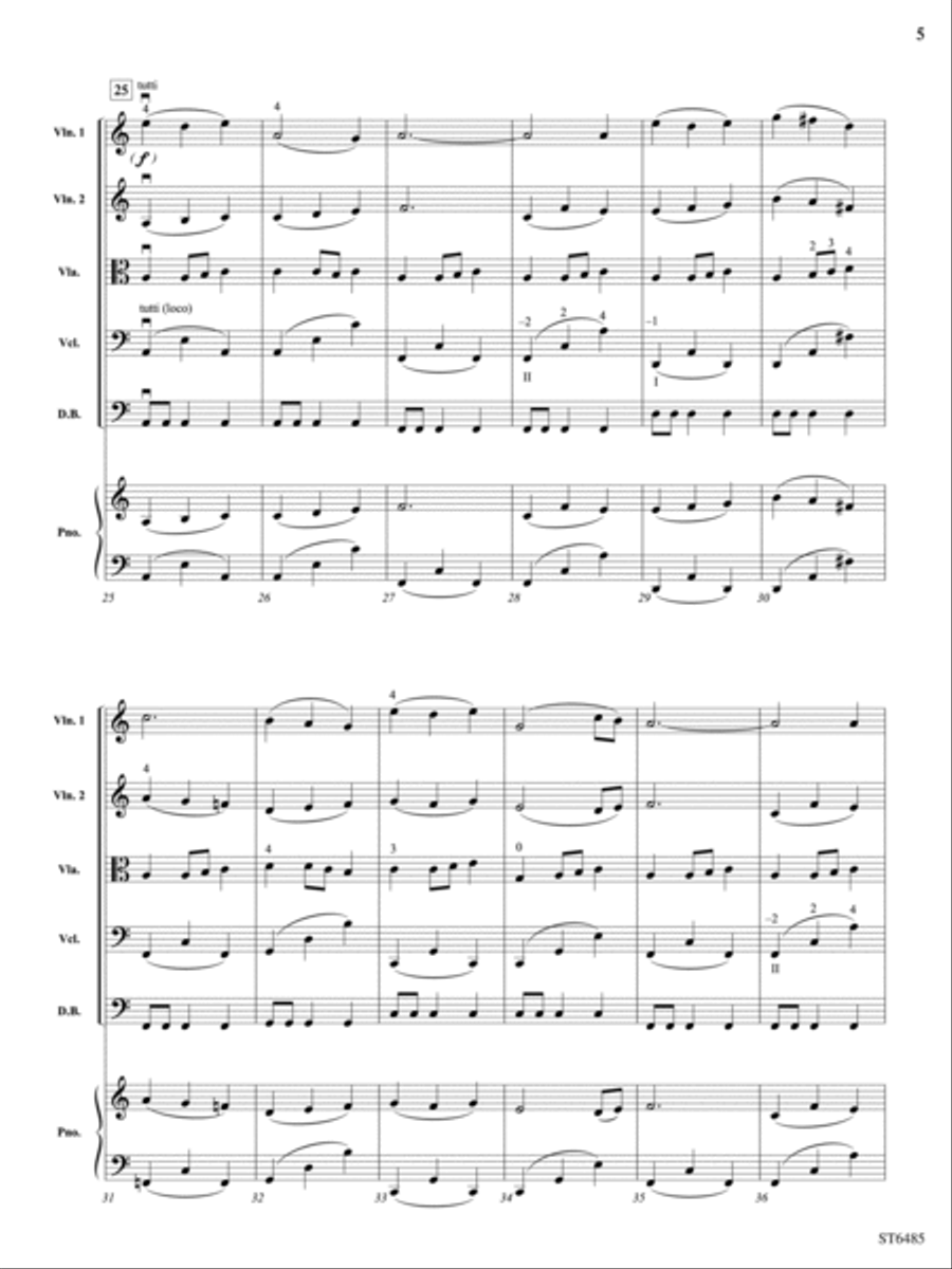 Land of Dragons: Score String Orchestra scores gallery preview page 5