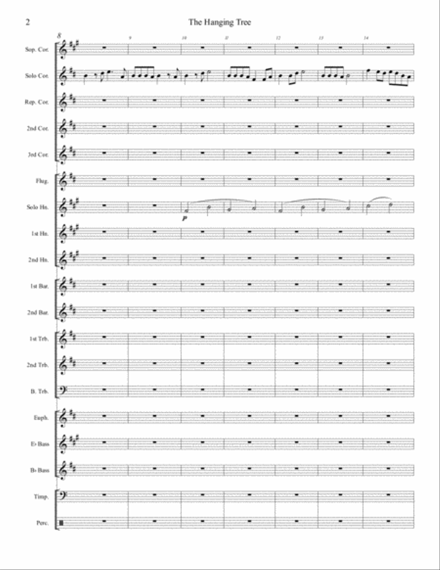 The Hanging Tree Brass Band scores gallery preview page 3