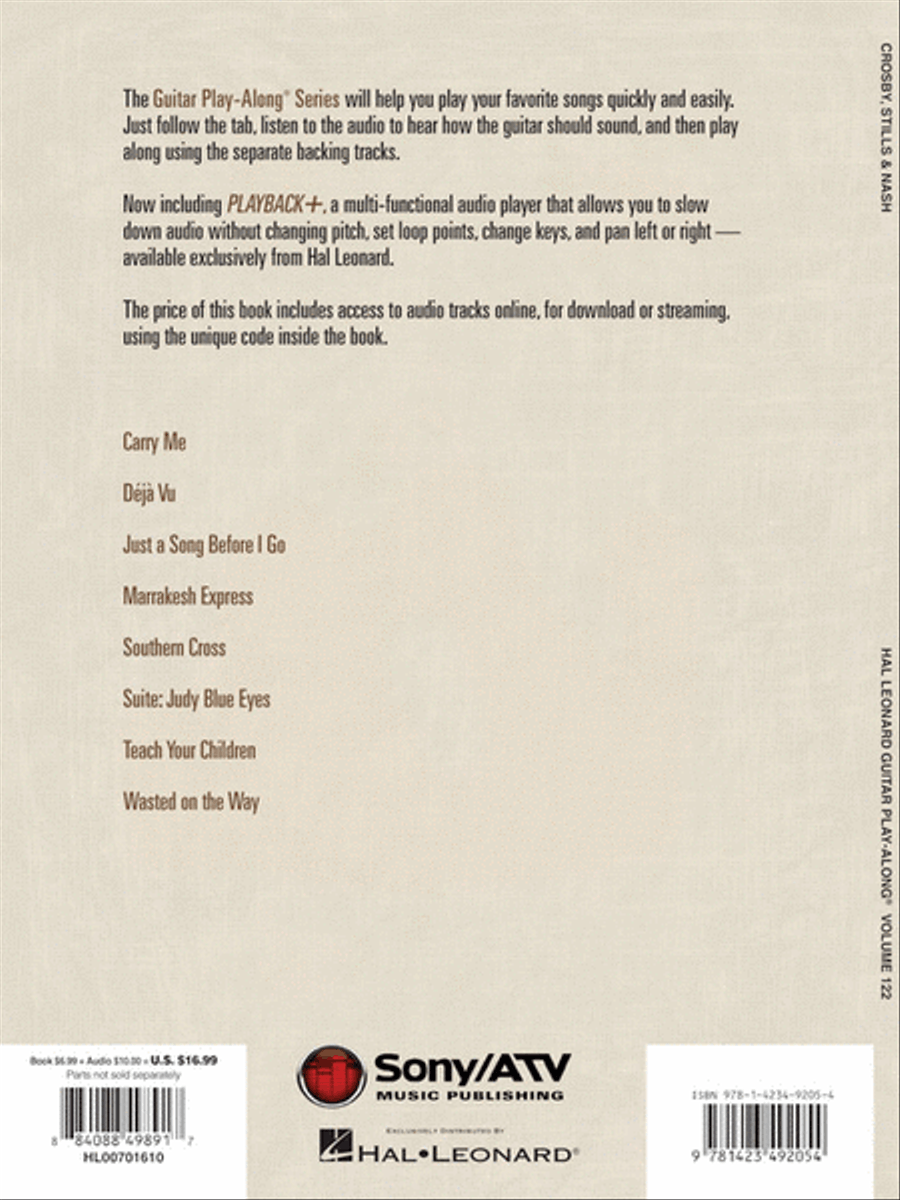 Crosby, Stills & Nash Guitar Tablature scores gallery preview page 6