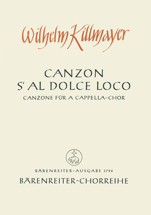 Canzon, s'al dolce loco (1950)