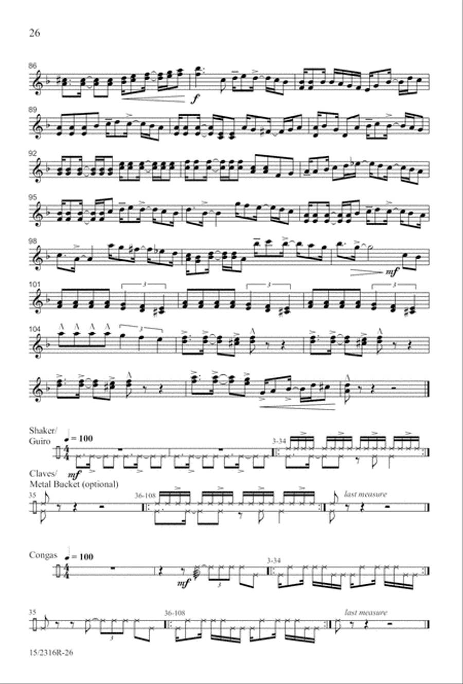 Nuestras Voces SSA scores gallery preview page 26