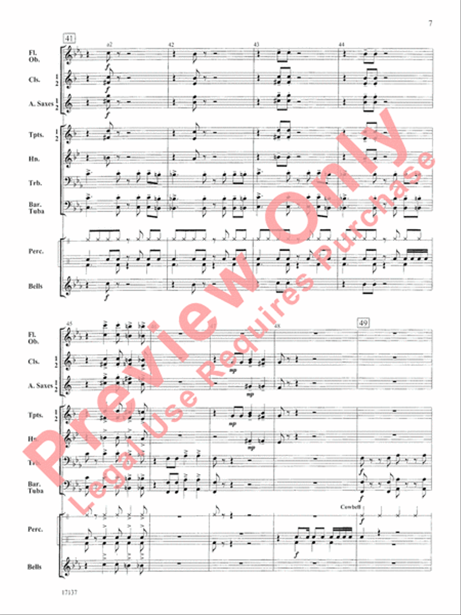 The Bottom Line Concert Band scores gallery preview page 8
