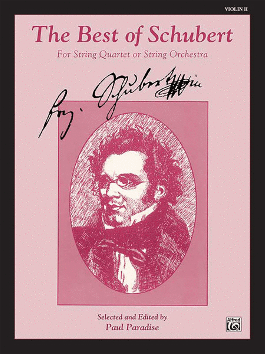 The Best of Schubert (For String Quartet or String Orchestra) String Quartet scores gallery preview page 1