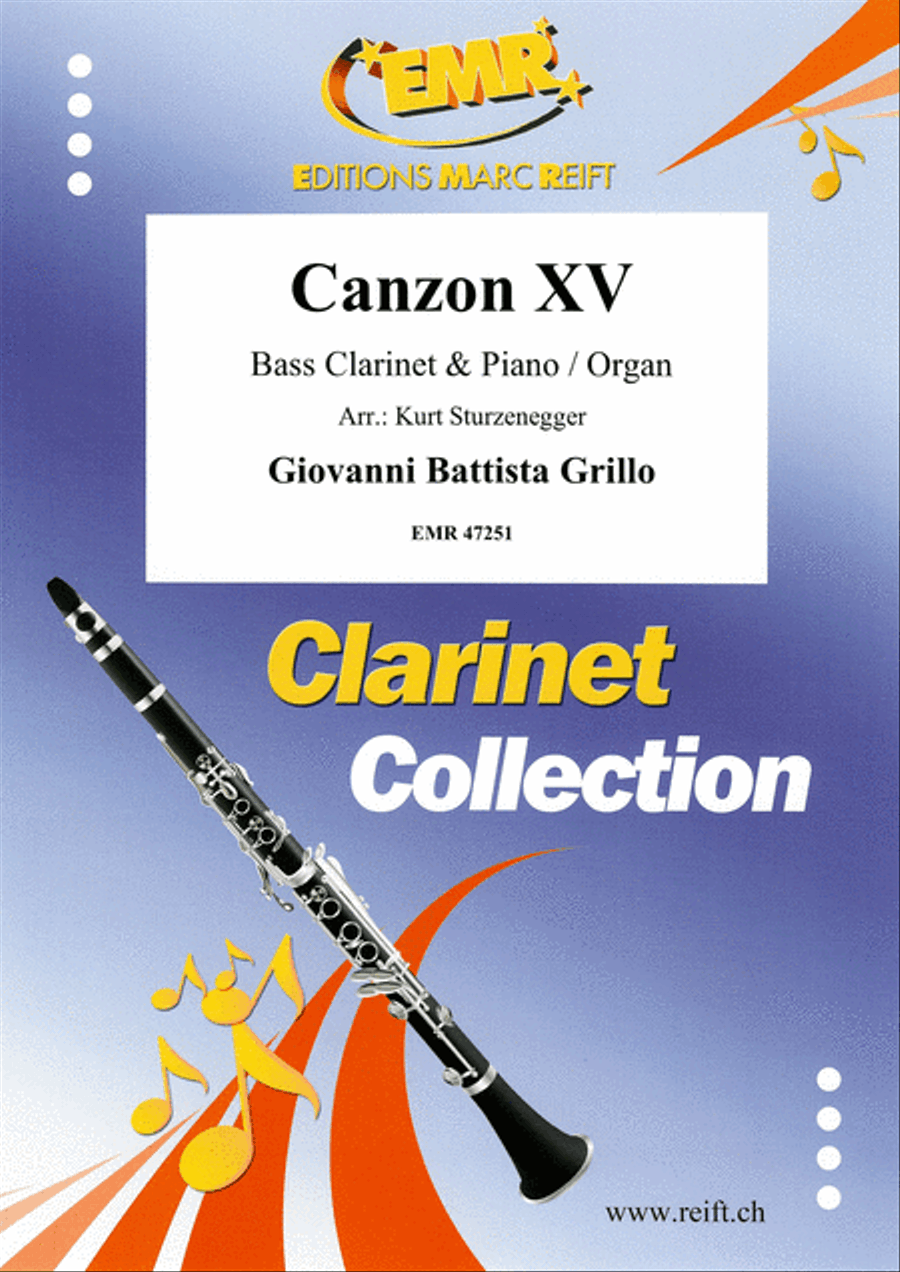 Canzon XV Bass Clarinet scores gallery preview page 1