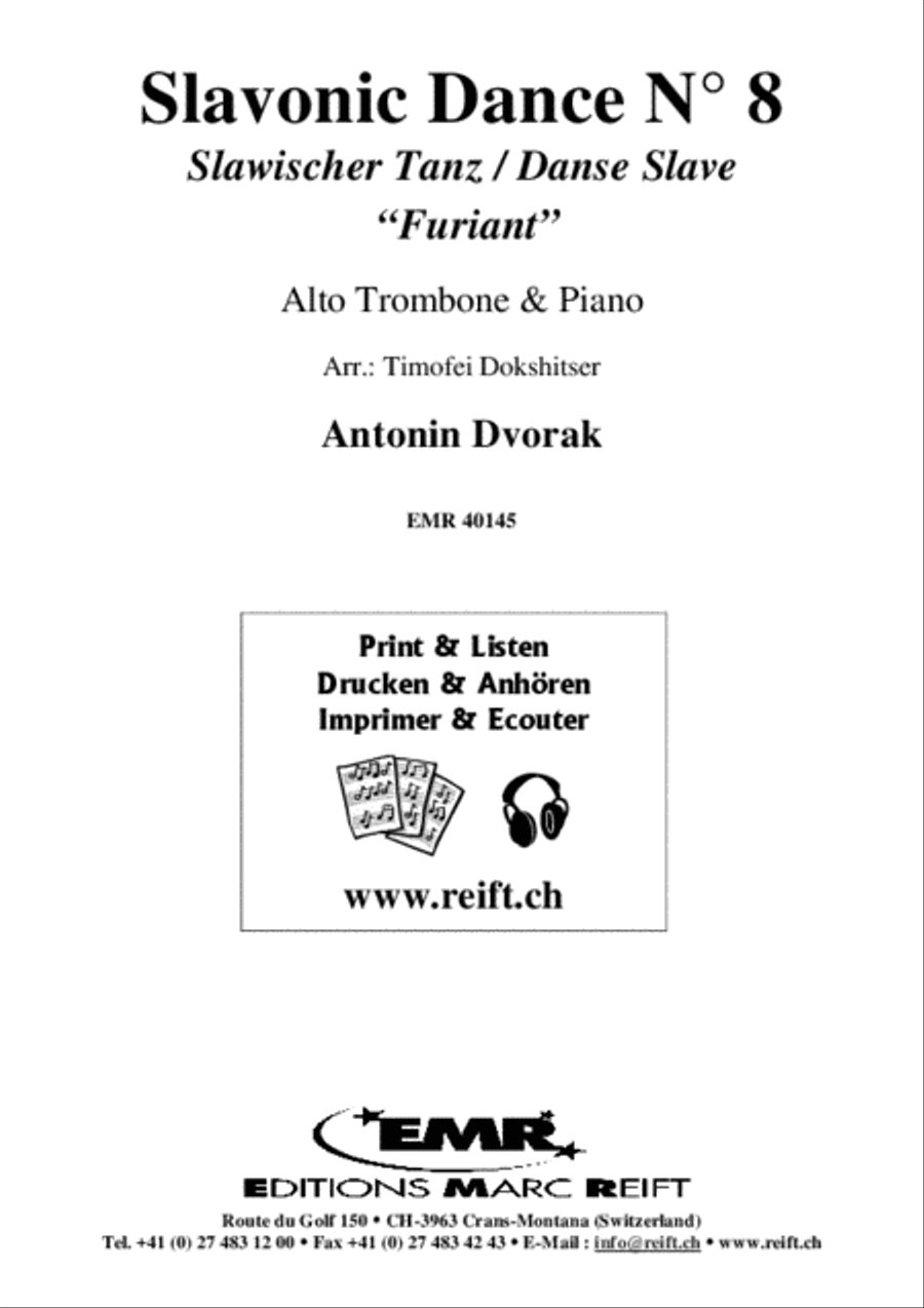 Slavonic Dance No. 8 Piano Accompaniment scores gallery preview page 2