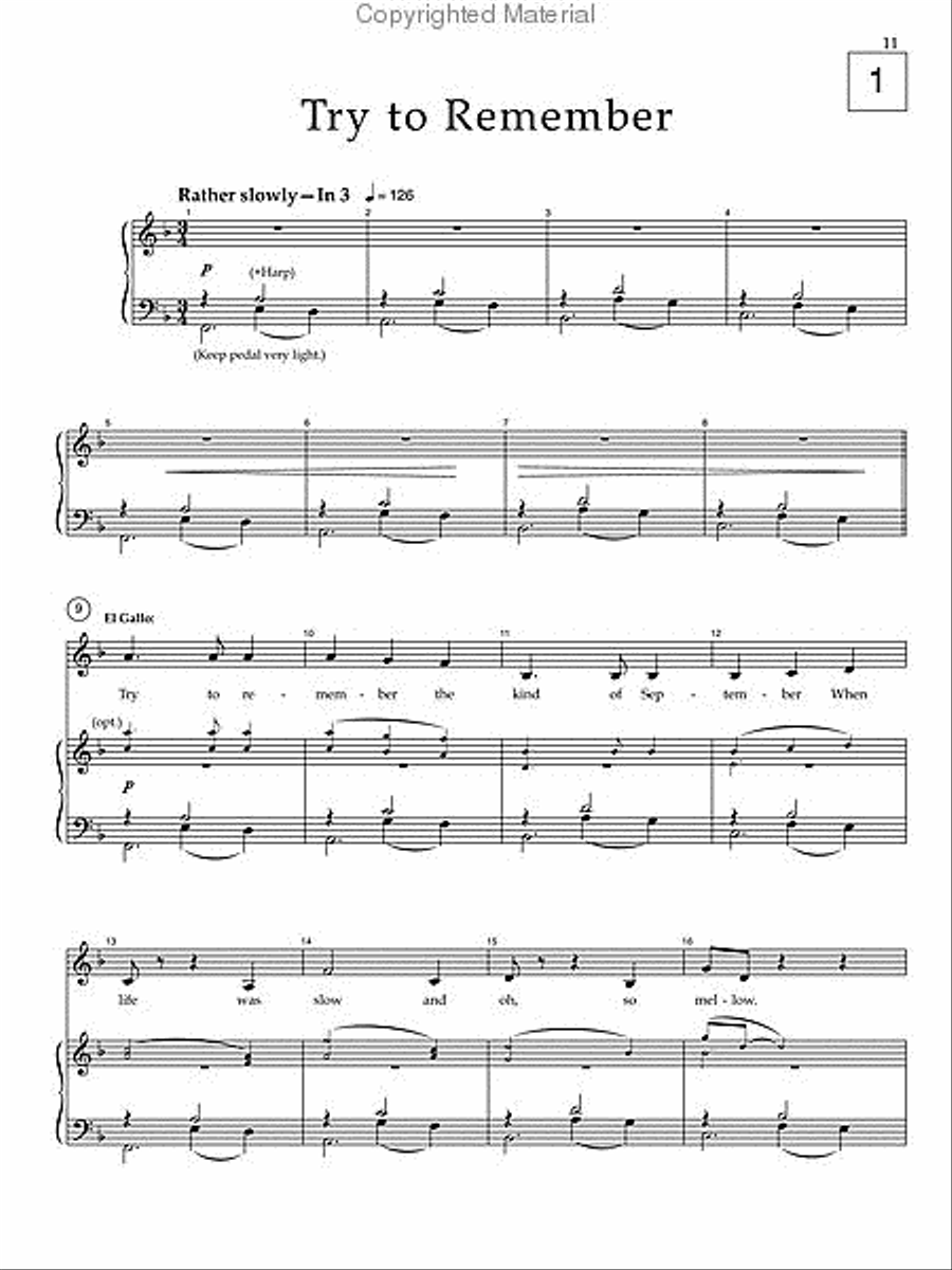 The Fantasticks - Complete Vocal Score Piano, Vocal, Guitar scores gallery preview page 2