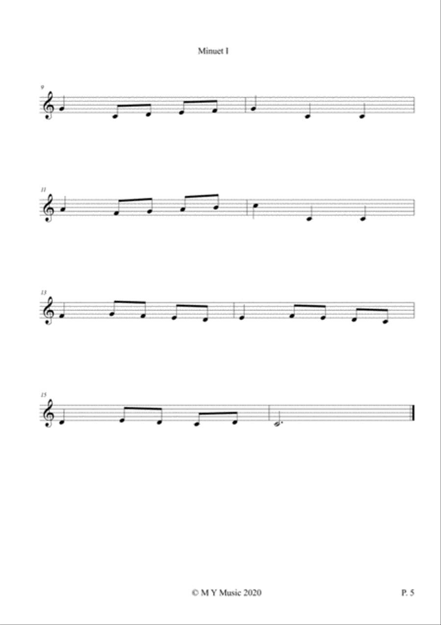 Classical Themes (Vol. 1) - 8 String Harp Harp scores gallery preview page 5