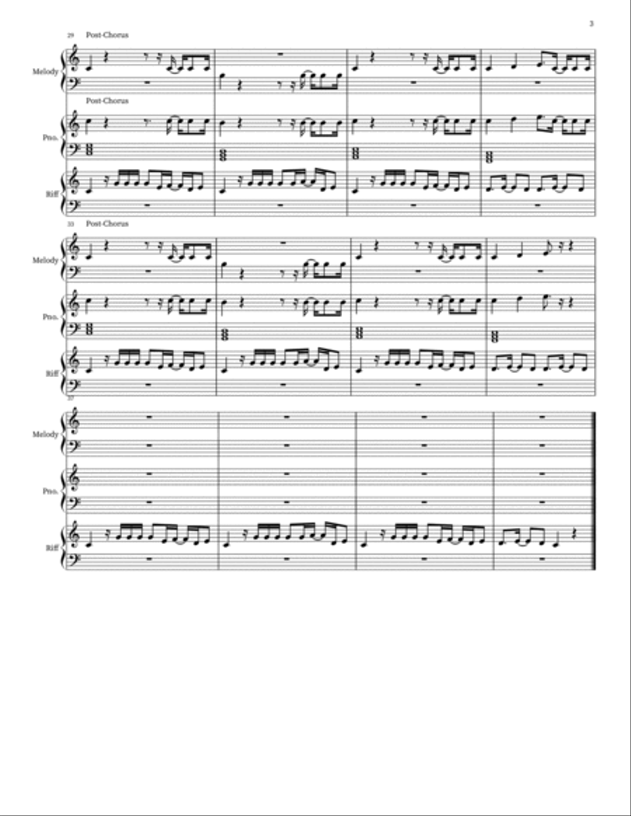 Girls Like You 2 Pianos, 4-Hands scores gallery preview page 3
