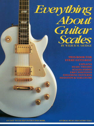 Book cover for Everything About Guitar Scales