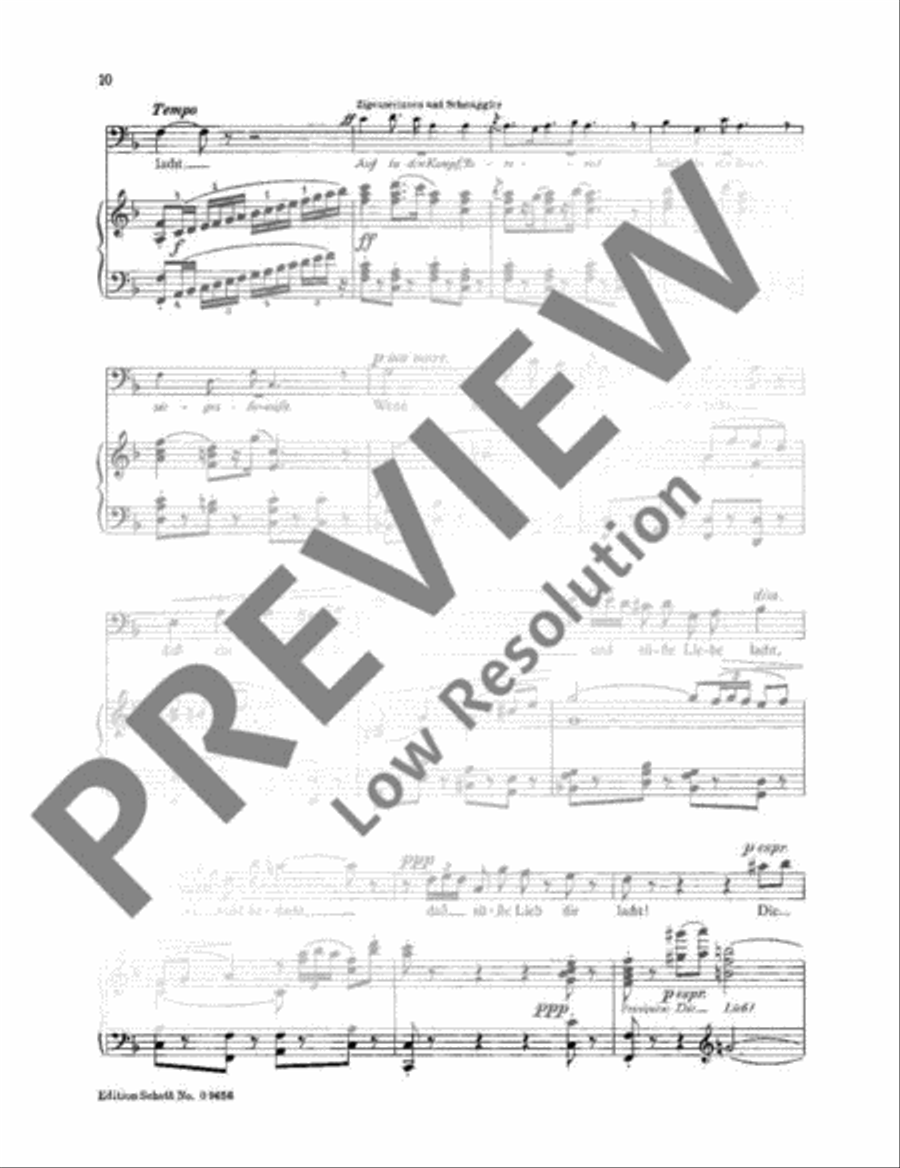 Auf in den Kampf, Torero! Baritone Voice scores gallery preview page 11