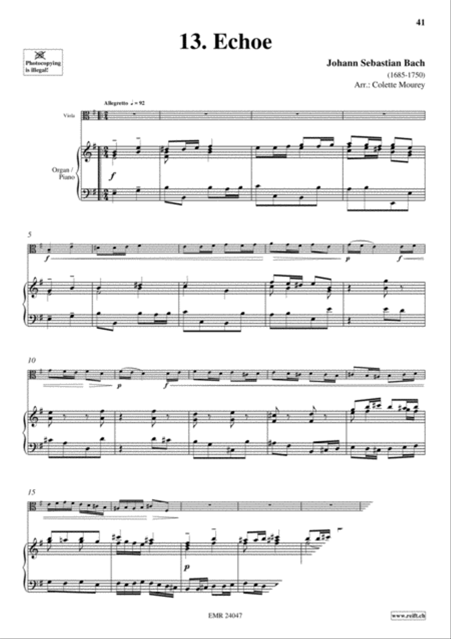 40 Greatest Baroque Hits Volume 1 Viola scores gallery preview page 15