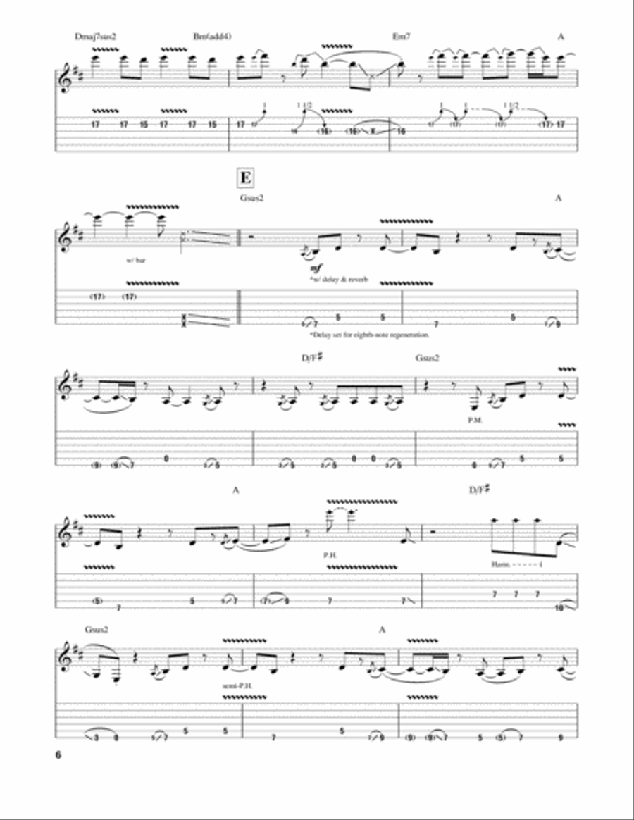If I Could Fly Electric Guitar scores gallery preview page 6