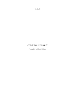 Book cover for Come 'Round Right; A Folk Song Suite - Violin 2