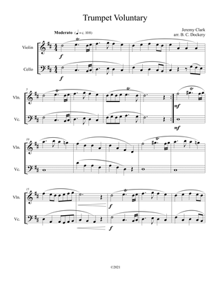 Trumpet Voluntary (Violin and Cello Duet)
