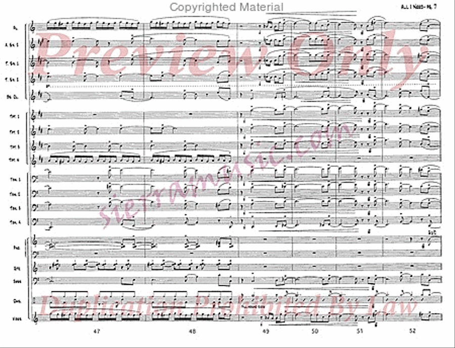 All I Need Jazz Ensemble scores gallery preview page 8