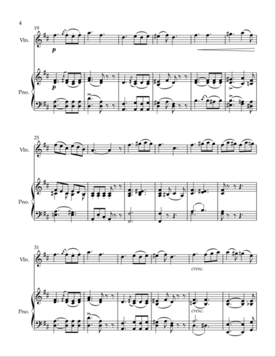 Norma, Semiramide and Elixir of Love, Op. 86 #1 Violin Solo scores gallery preview page 4