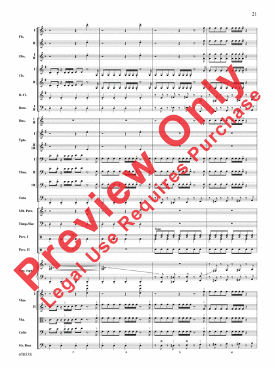 The Best of Bruno Mars Full Orchestra scores gallery preview page 21