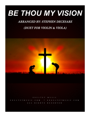 Book cover for Be Thou My Vision (Duet for Violin and Viola)