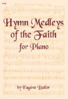 Book cover for Hymn Medleys of the Faith for Piano