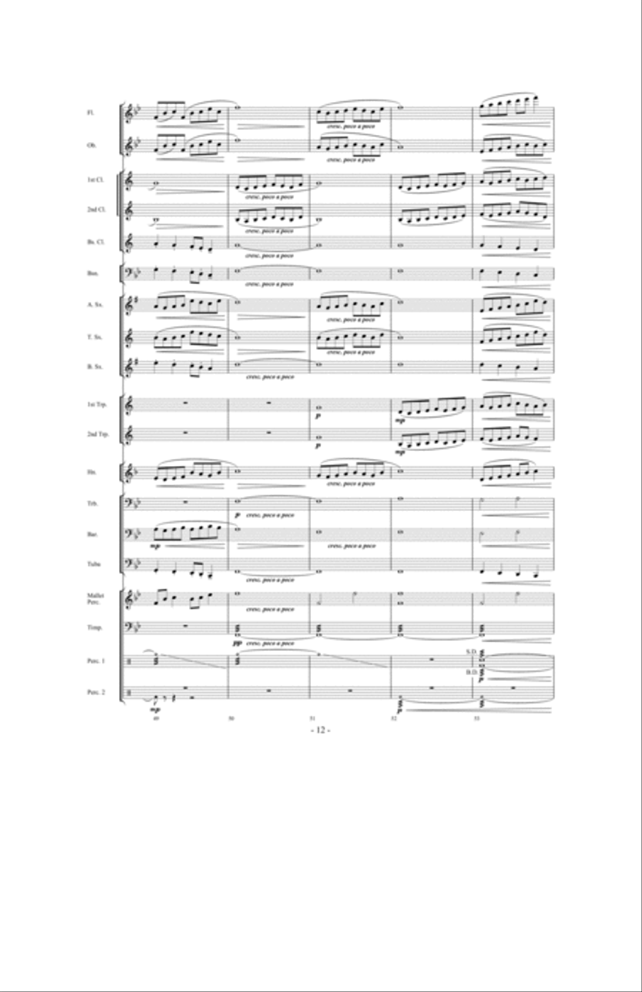 Prevailing Winds Concert Band scores gallery preview page 11