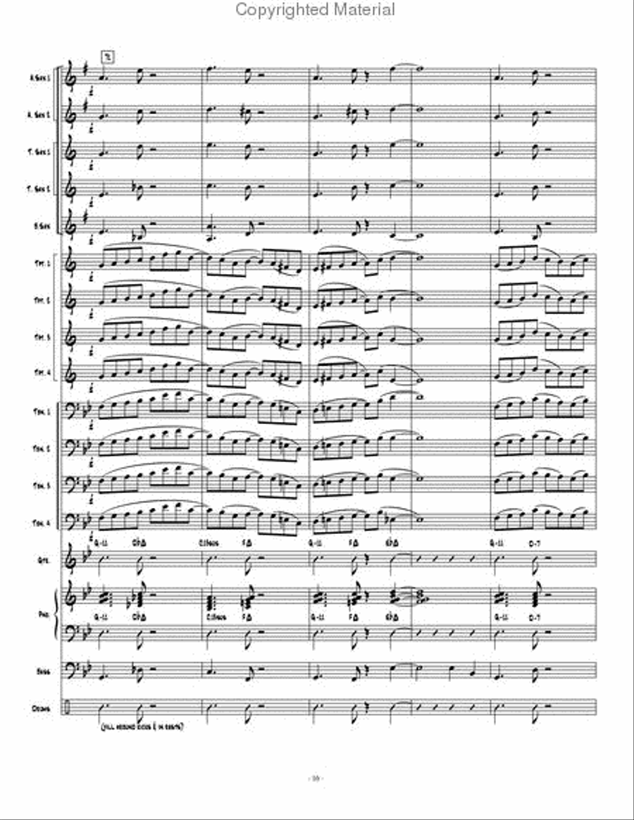 Rubaswing Jazz Ensemble scores gallery preview page 17