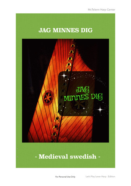 Jag Minnes Dig  - For Lever Harp  - By Eve McTelenn image number null