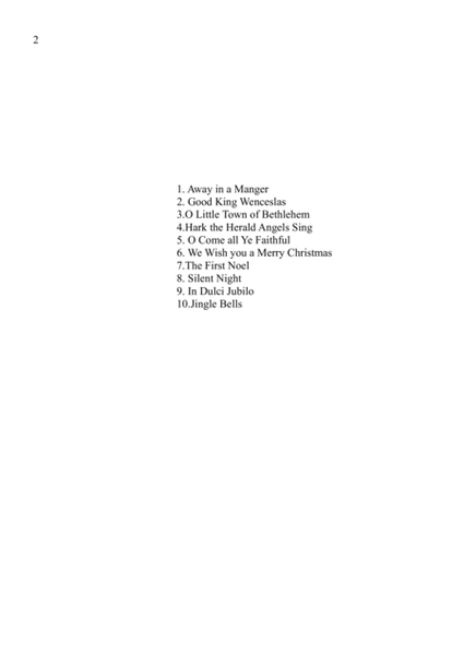 10 Christmas Carols for Violin, Viola, Cello and Piano image number null
