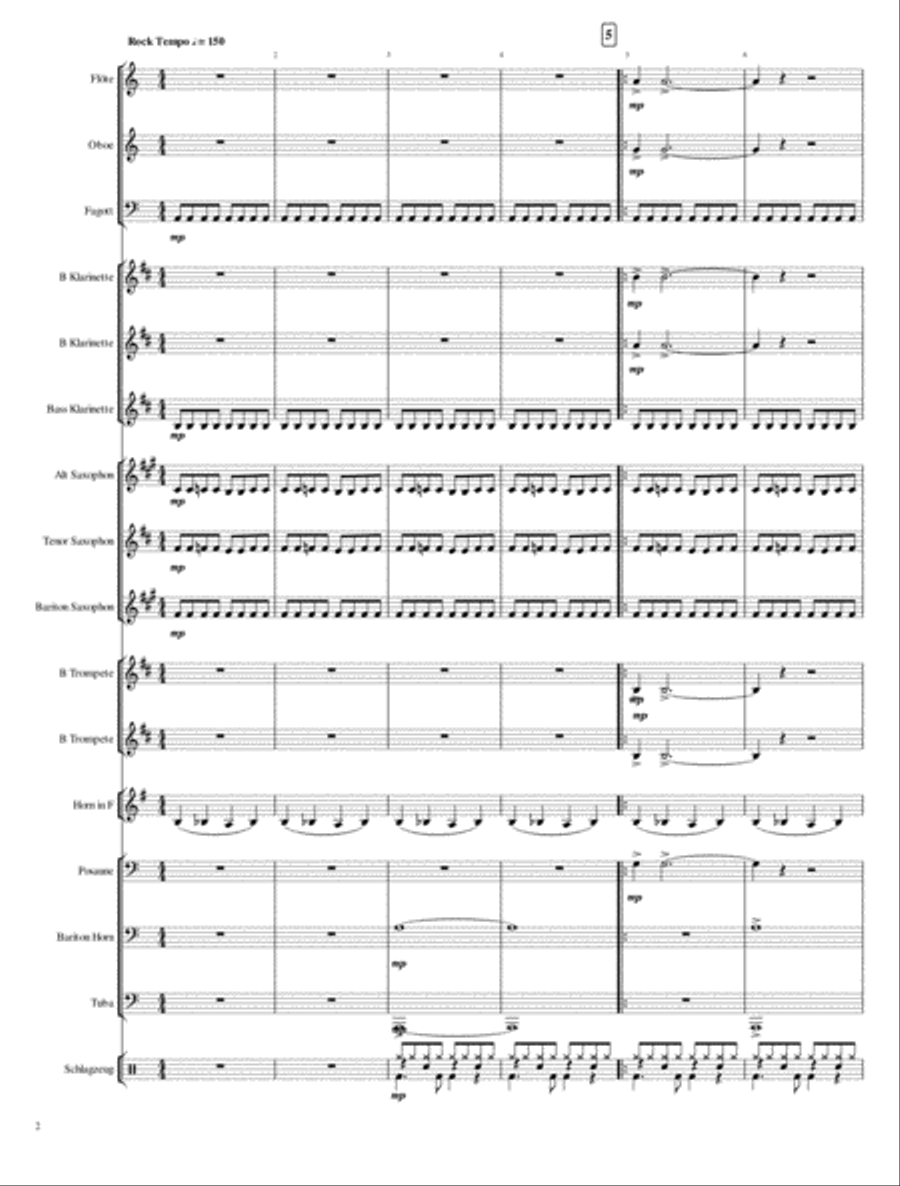 Batman Theme Batman Theme Concert Band scores gallery preview page 2