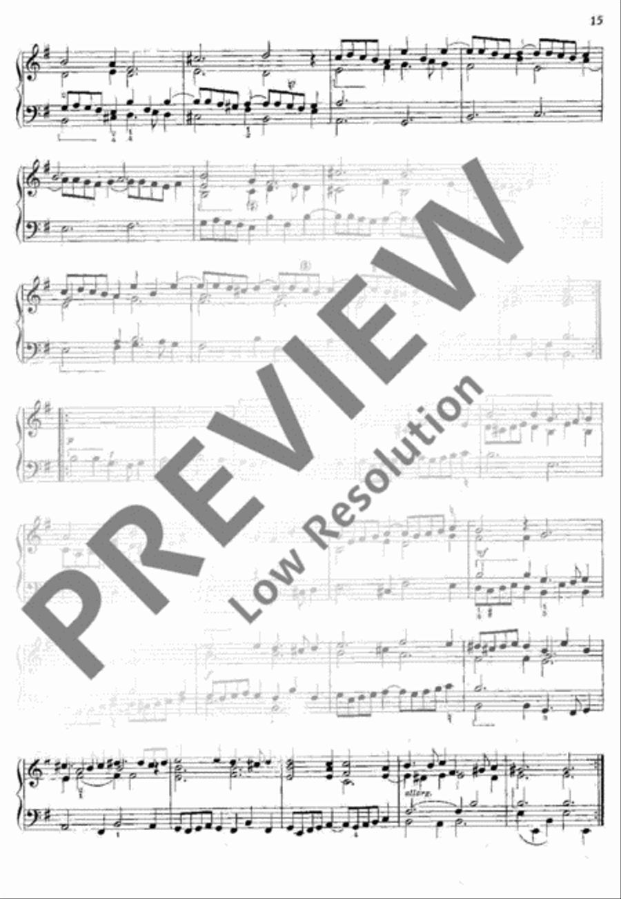 Selected Keyboard Works Harpsichord scores gallery preview page 16