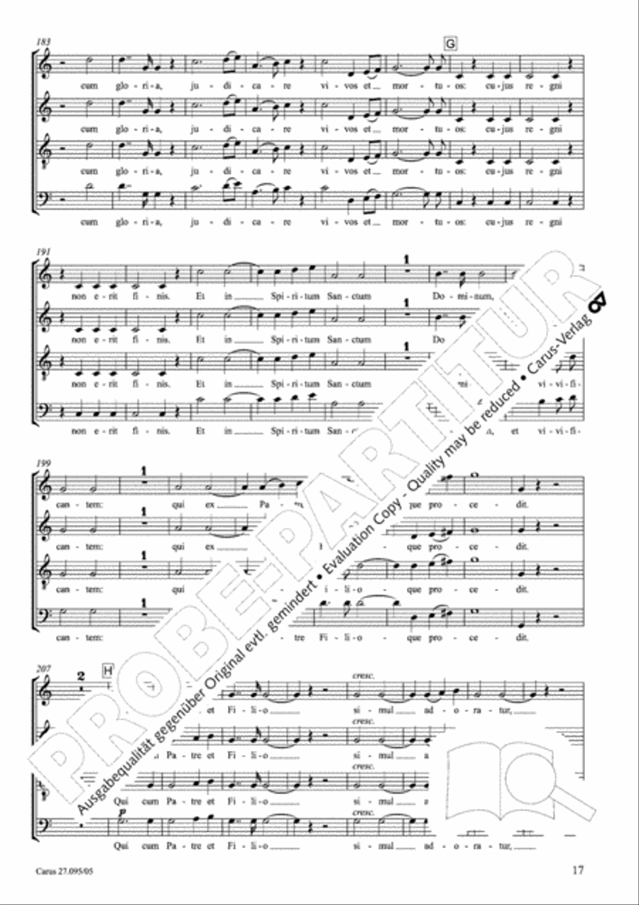 Messe solennelle de sainte Cecile Messe solennelle de sainte Cecile STB scores gallery preview page 18