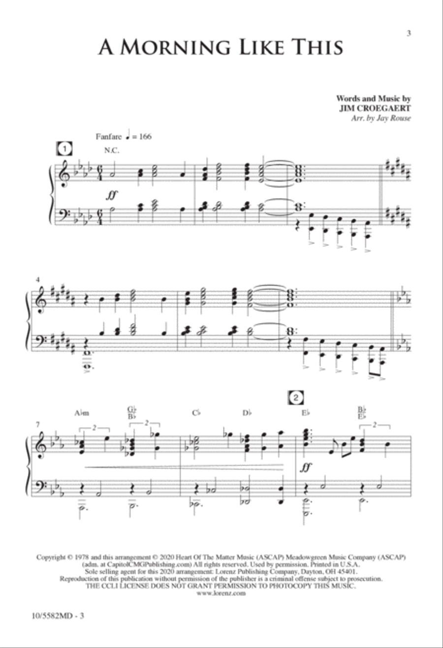 A Morning Like This A Morning Like This 4-Part scores gallery preview page 2