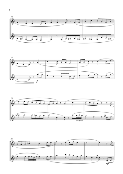 The Parting Glass (for clarinet (Bb) duet, suitable for grades 2-5) image number null