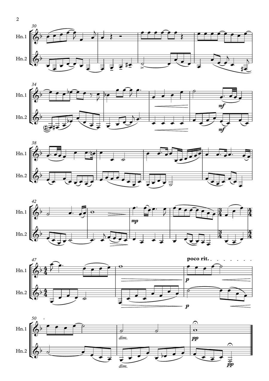 Love Of My Life Love Of My Life Brass Duet scores gallery preview page 2