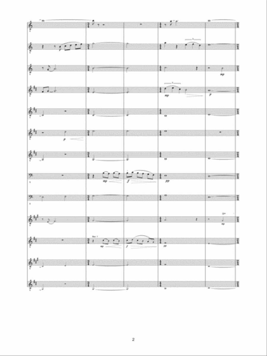 England (Five Flags Suite) Concert Band scores gallery preview page 3