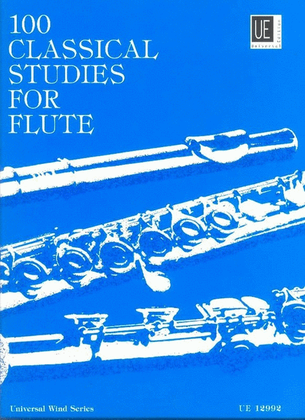 Book cover for 100 Classical Studies For Flute