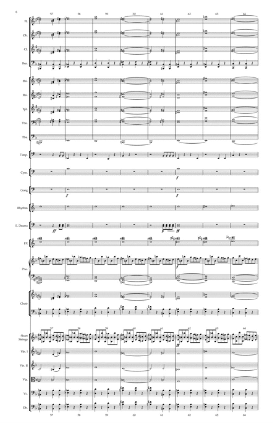 Mystery of the Million Suns 4-Part scores gallery preview page 6