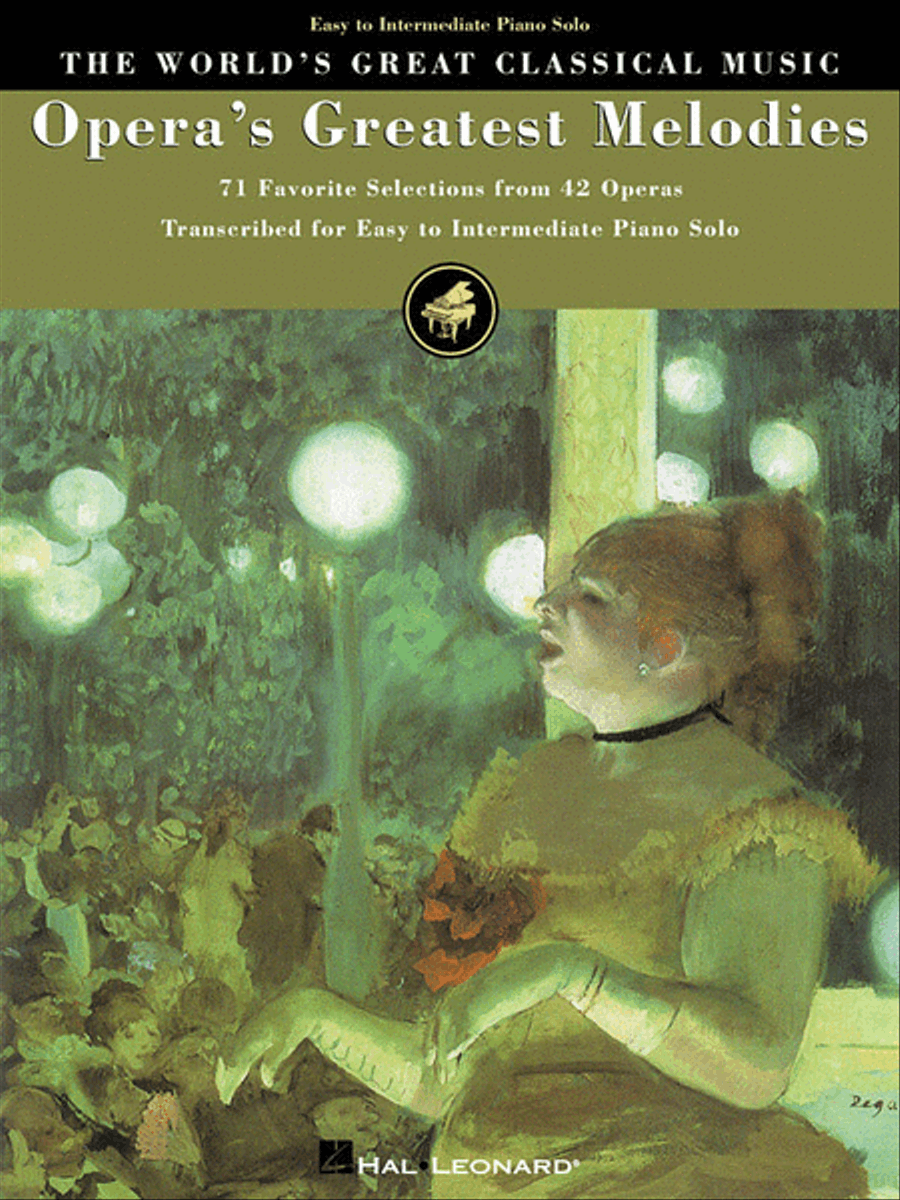 Opera's Greatest Melodies Piano Solo scores gallery preview page 1