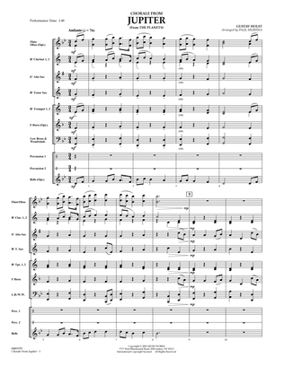 Chorale from Jupiter - Full Score