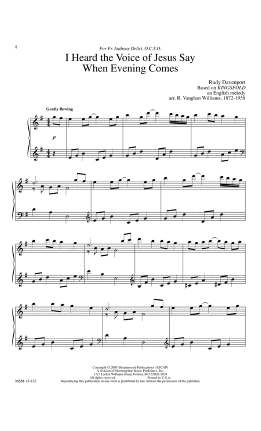 Morning Has Broken Easy Piano scores gallery preview page 4