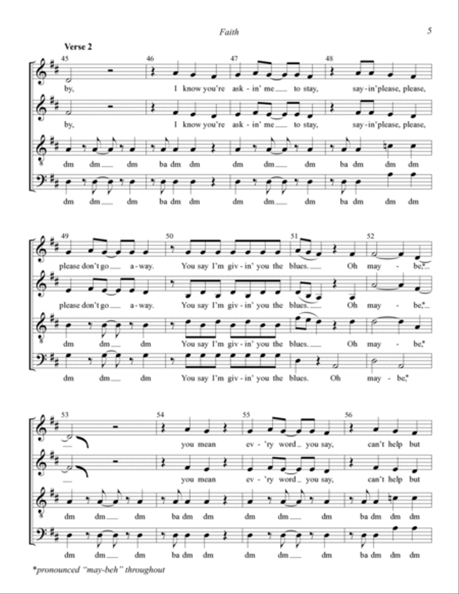 Faith (arr. Kohl Kitzmiller)