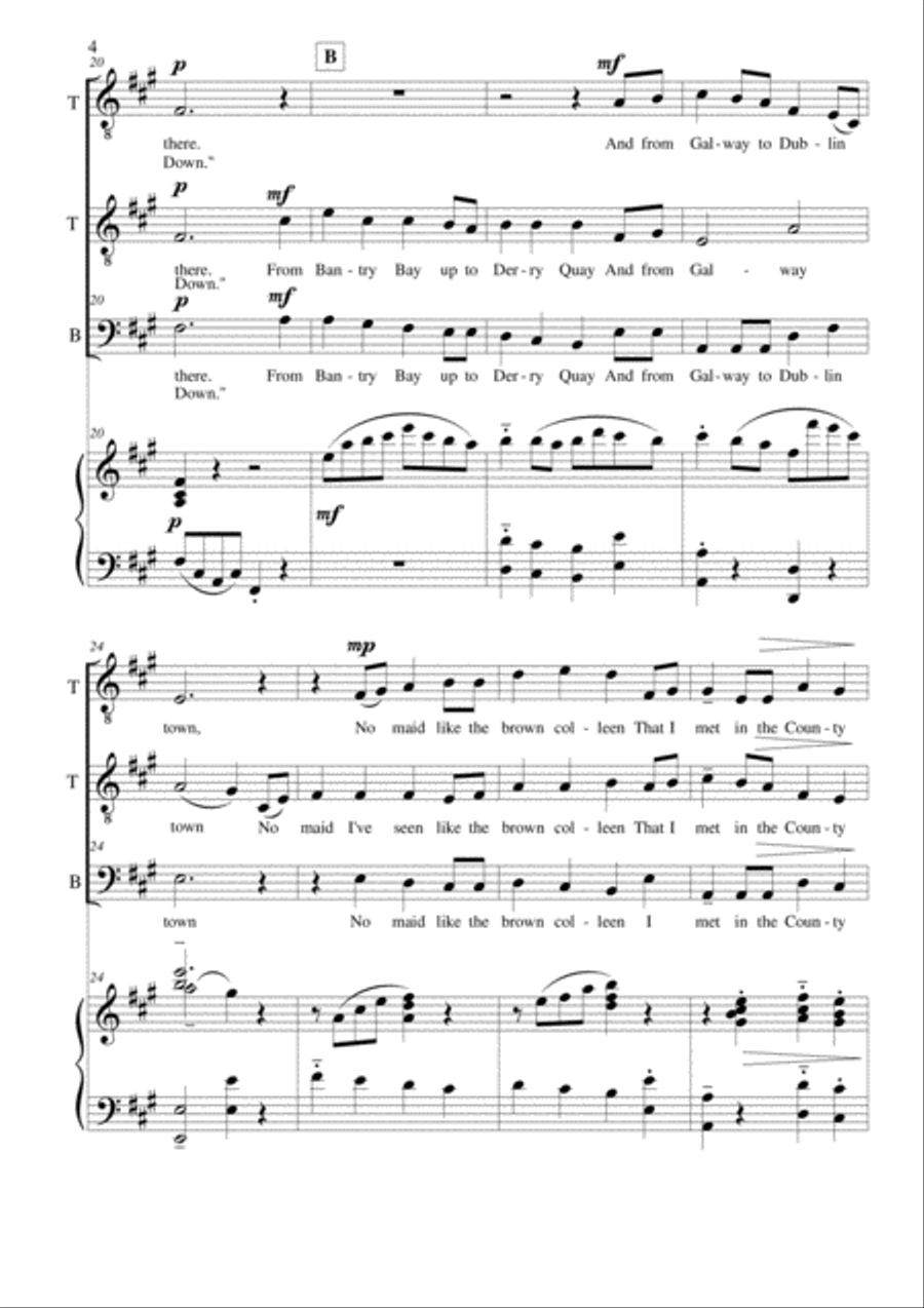Star of the County Down Star of the County Down 3-Part scores gallery preview page 4
