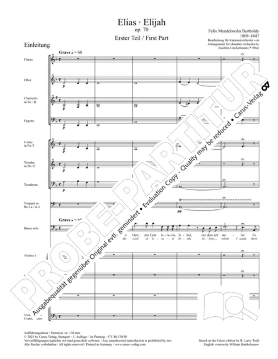 Elijah (Elias) Elijah (Elias) 4-Part scores gallery preview page 7