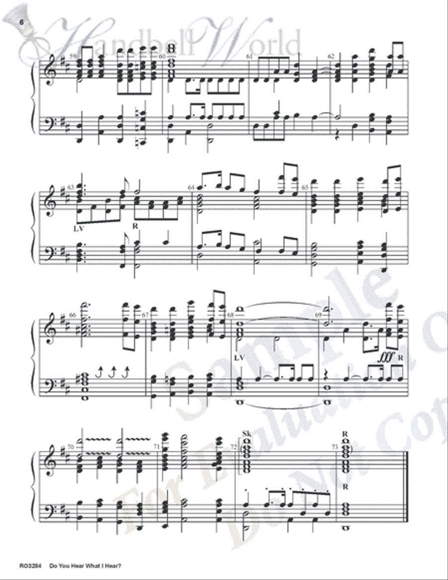 Do You Hear What I Hear 5-Octaves scores gallery preview page 5