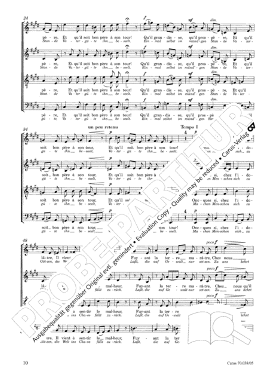 L'Enfance du Christ L'Enfance du Christ 4-Part scores gallery preview page 11