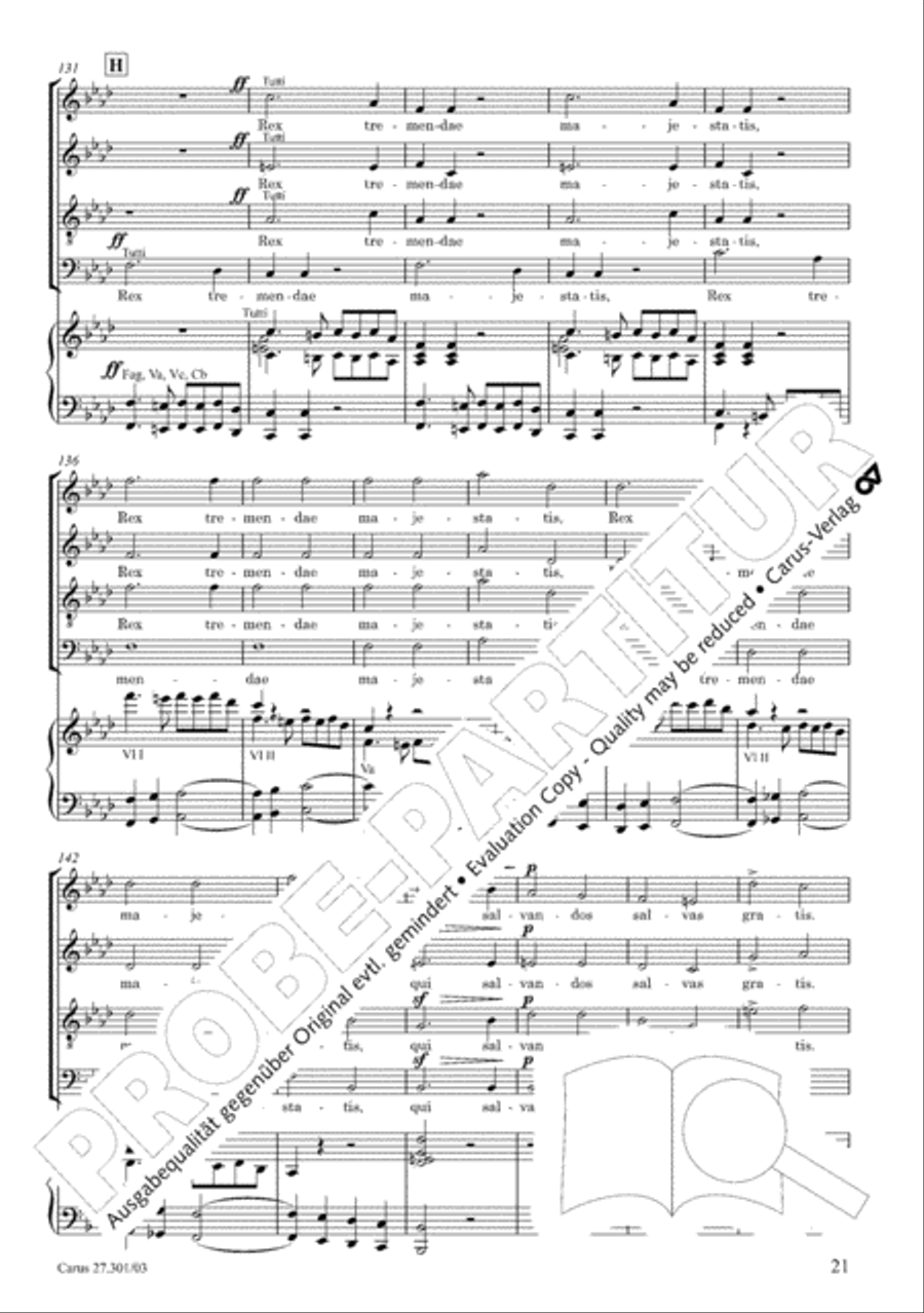 Requiem in F minor Requiem in F minor 4-Part scores gallery preview page 26